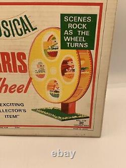 Vintage Christmas Pixies Fairies Musical Ferris Wheel Made in Japan