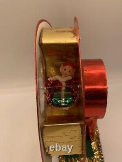 Vintage Christmas Pixies Fairies Musical Ferris Wheel Made in Japan