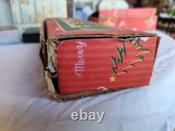 Vintage Christmas Relco NOEL Candy Cane Kids Candle Holder By Relco Made Japan