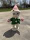 Vintage Christmas Store Display Harold Gale Snow Baby Green Coat Rare Pink Hat