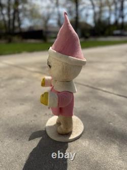 Vintage Christmas Store Display Harold Gale Snow Baby Rare Pink Coat And Hat