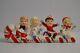 Vintage Commodore Candy Cane Sleigh Mcm Angel Kids Children Japan Christmas