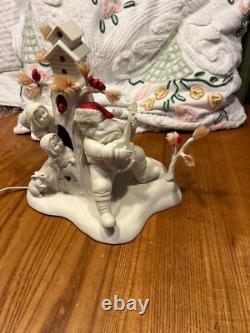 Vintage Department 56 Snowbaby. Sing us a Song Santa rare hard to find