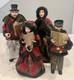 Vintage Dickens Christmas Carolers, Family Of 4, Tallest 16 Free Shipping