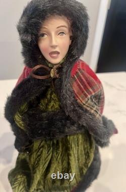 Vintage Dickens Christmas Carolers, Family Of 4, Tallest 16 FREE SHIPPING