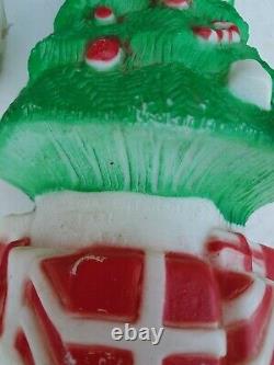 Vintage Empire 18 Reindeer Candle & Noel Candle, Tree BLOW MOLD Light LOT