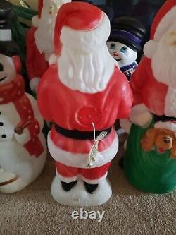 Vintage Empire Santa Mold Trumpet & Toy Sack! Beautiful Decor For Christmas