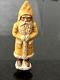 Vintage Extremely Rare Vaillancourt Folk Art Yellow Santa 131 © 1985