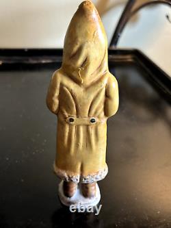 Vintage Extremely Rare Vaillancourt Folk Art Yellow Santa 131 © 1985