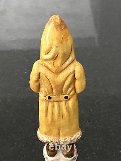 Vintage Extremely Rare Vaillancourt Folk Art Yellow Santa 131 © 1985