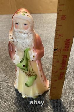 Vintage Fenton Santa Figurine Handmade in the USA