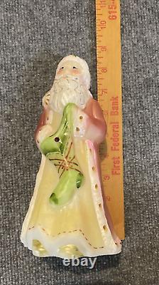 Vintage Fenton Santa Figurine Handmade in the USA