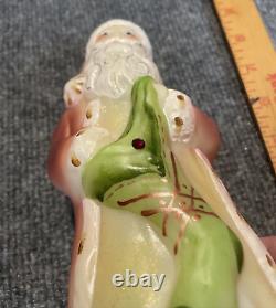 Vintage Fenton Santa Figurine Handmade in the USA