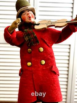 Vintage Four Sisters Dolls Violin Player, Tooter Boy, Lantern Boy