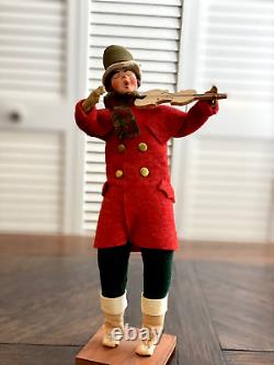 Vintage Four Sisters Dolls Violin Player, Tooter Boy, Lantern Boy