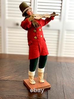 Vintage Four Sisters Dolls Violin Player, Tooter Boy, Lantern Boy