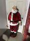 Vintage Gemmy 4ft Tall Animated Singing & Dancing Santa Claus Tested Works