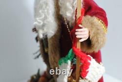 Vintage Handcrafted Santa Claus Figurine Antique Toys Extremely Tilted Head OOAK