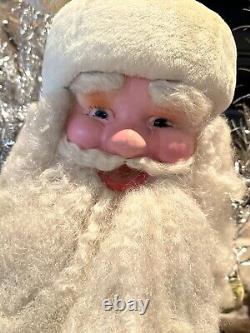 Vintage Harold Gale Green Santa Claus Figure Doll e537