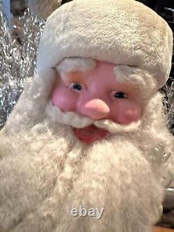 Vintage Harold Gale Green Santa Claus Figure Doll e537