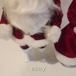 Vintage Harold Gale Mr & Mrs Santa Clause Chrismas Figure Collectibles