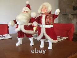 Vintage Harold Gale Santa Claus And Mrs. Claus