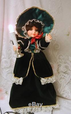 Vintage Holiday Friends Royal Collection Animated Christmas Victorian Girl
