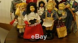 Vintage Holiday Inspirations Christmas Caroler 15 Figurines -7Adults & 8Children
