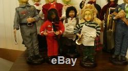 Vintage Holiday Inspirations Christmas Caroler 15 Figurines -7Adults & 8Children