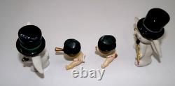 Vintage Holt Howard New Year Baby & Napco Bunny New Year Dancing Magic Black Hat