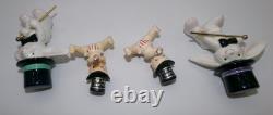 Vintage Holt Howard New Year Baby & Napco Bunny New Year Dancing Magic Black Hat