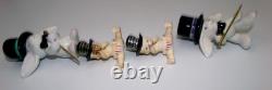Vintage Holt Howard New Year Baby & Napco Bunny New Year Dancing Magic Black Hat