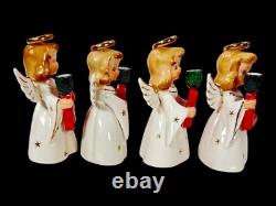 Vintage Holt Howard Noel Angels Candleholders MCM Christmas Japan 1959