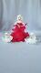 Vintage Holt Howard Pink Feather & Porcelain Head Christmas Angel Set Of 3 Japan