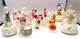 Vintage Huge Lot Of 19 Snow Babies Pooh Mickey M & M Witch Toto Minnie Music Box
