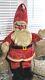 Vintage Huge Stuffed Santa Doll 42 Tall, Rubber Face, Great Condition