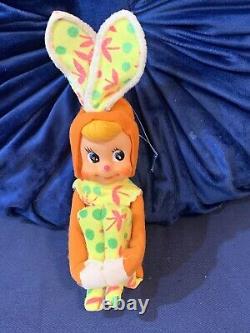 Vintage Knee Hugger Elf EASTER Bunny Rabbit Pixie Japan 12