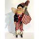 Vintage Mark Roberts Flag Patriotic Usa Fairy Elf Christmas Ornament 18 Read