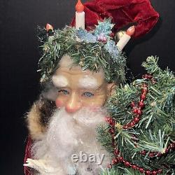 Vintage Mark Roberts Gorgeous Father Christmas Santa 23 In Box