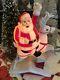 Vintage Miller Rosbro Paramount Hi-ho Santa Reindeer On Chimney Christmas Rare