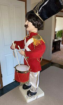 Vintage Motion-ette Animated Telco Christmas Holiday Soldier Drummer