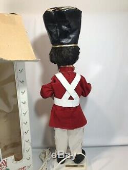 Vintage Motion-ette Animated Telco Christmas Holiday Soldier Drummer Band w box