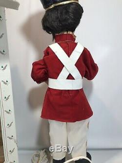 Vintage Motion-ette Animated Telco Christmas Holiday Soldier Drummer Band w box