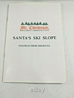 Vintage Mr Christmas Santa's Ski Slope 1992 New in Box