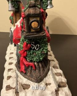 Vintage North Pole Express engine coal toy car Santa June McKenna Box great 4pc