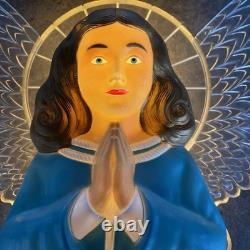 Vintage Raylite Paramount Lighted Musical Angel Wall Hang Silent Night WORKING Vintage Raylite Paramount Lighted Musical Angel Wall Hang Silent Night WORKING