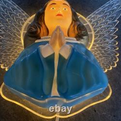 Vintage Raylite Paramount Lighted Musical Angel Wall Hang Silent Night WORKING Vintage Raylite Paramount Lighted Musical Angel Wall Hang Silent Night WORKING
