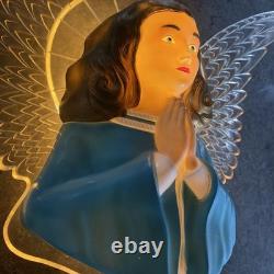 Vintage Raylite Paramount Lighted Musical Angel Wall Hang Silent Night WORKING Vintage Raylite Paramount Lighted Musical Angel Wall Hang Silent Night WORKING