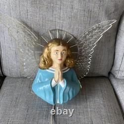 Vintage Raylite Paramount Lighted Musical Angel Wall Hang Silent Night WORKING Vintage Raylite Paramount Lighted Musical Angel Wall Hang Silent Night WORKING