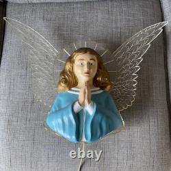 Vintage Raylite Paramount Lighted Musical Angel Wall Hang Silent Night WORKING Vintage Raylite Paramount Lighted Musical Angel Wall Hang Silent Night WORKING